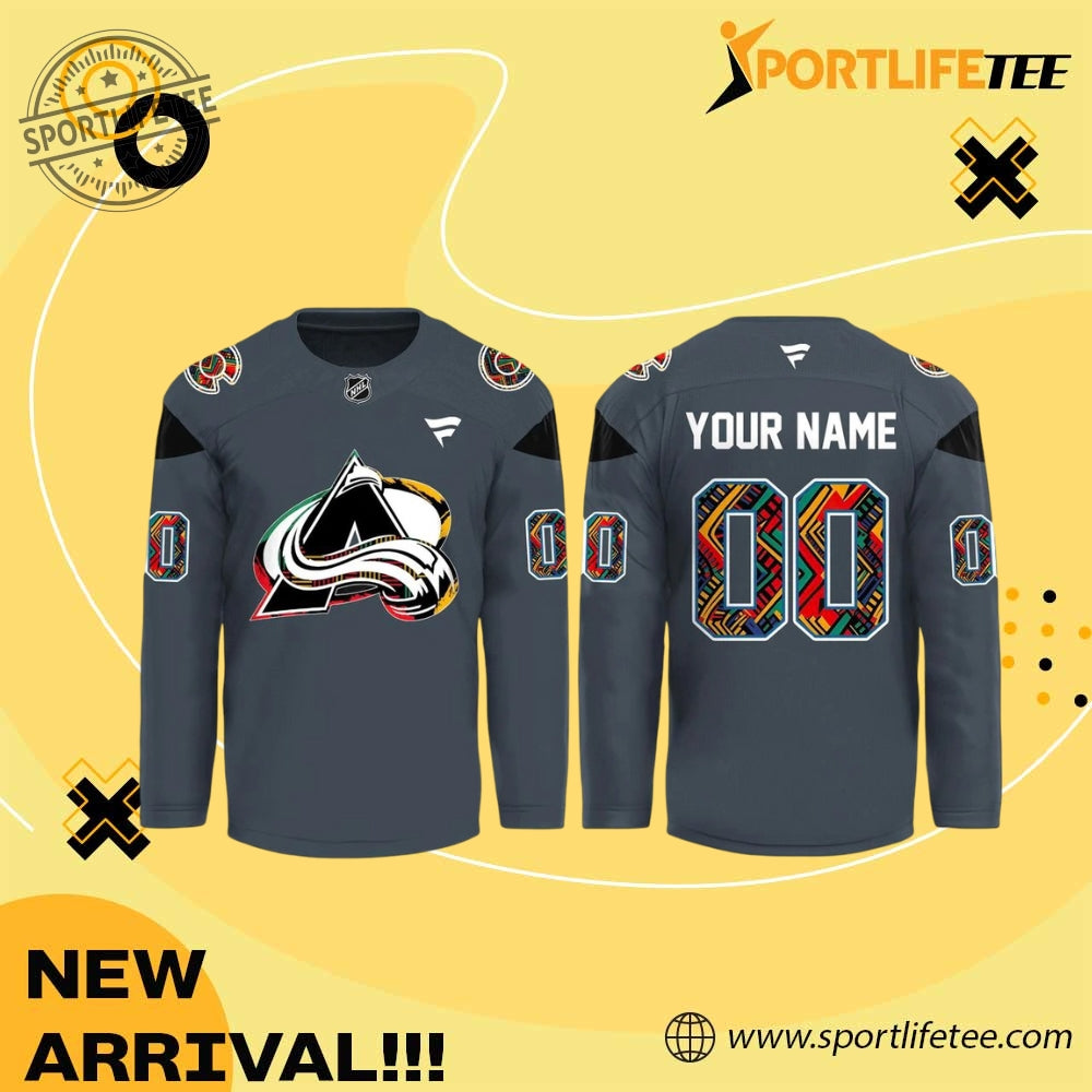 Colorado Avalanche Black Excellence Heritage 2026 Hockey Jersey