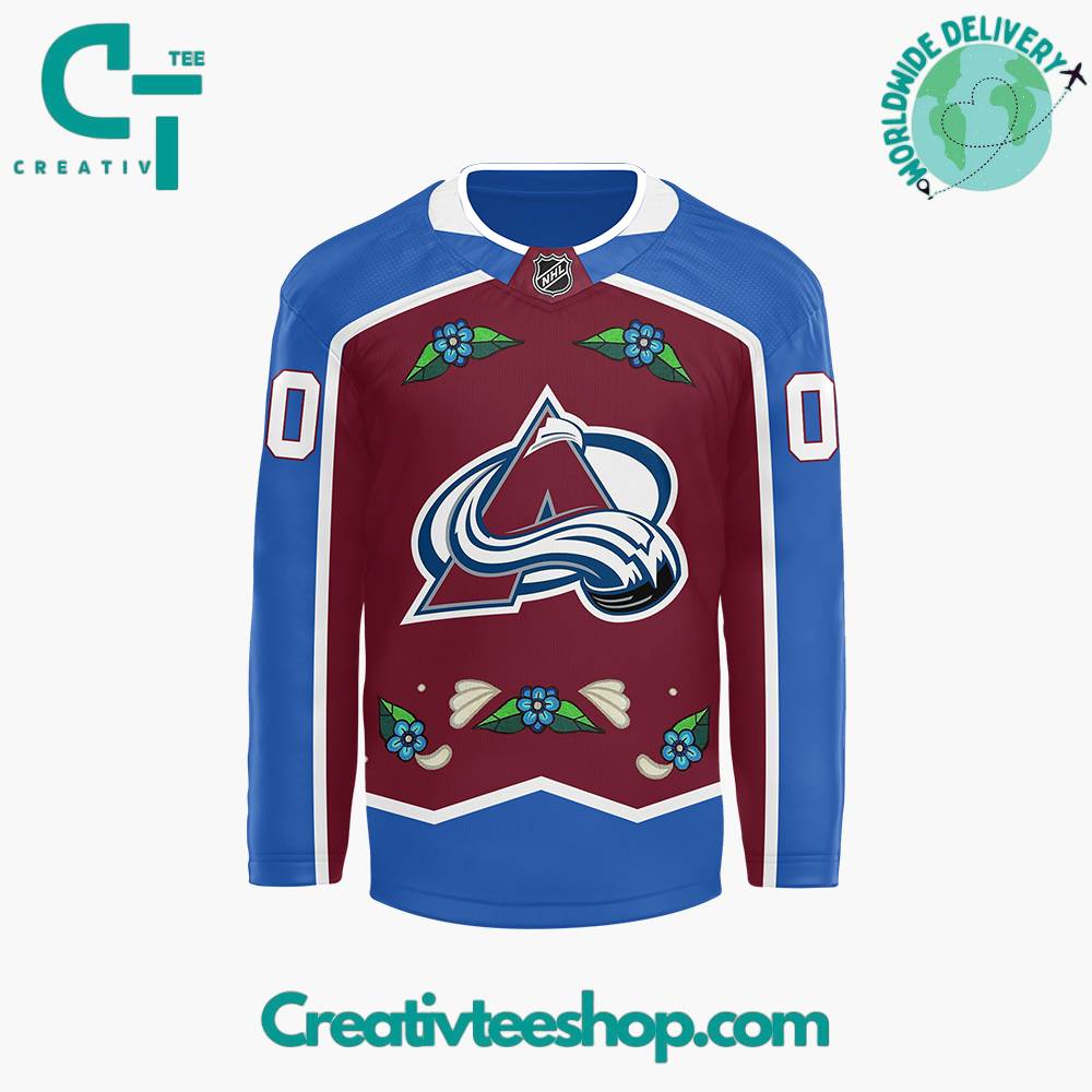 Colorado Avalanche Nhl Native American Heritage Month Hockey Jersey