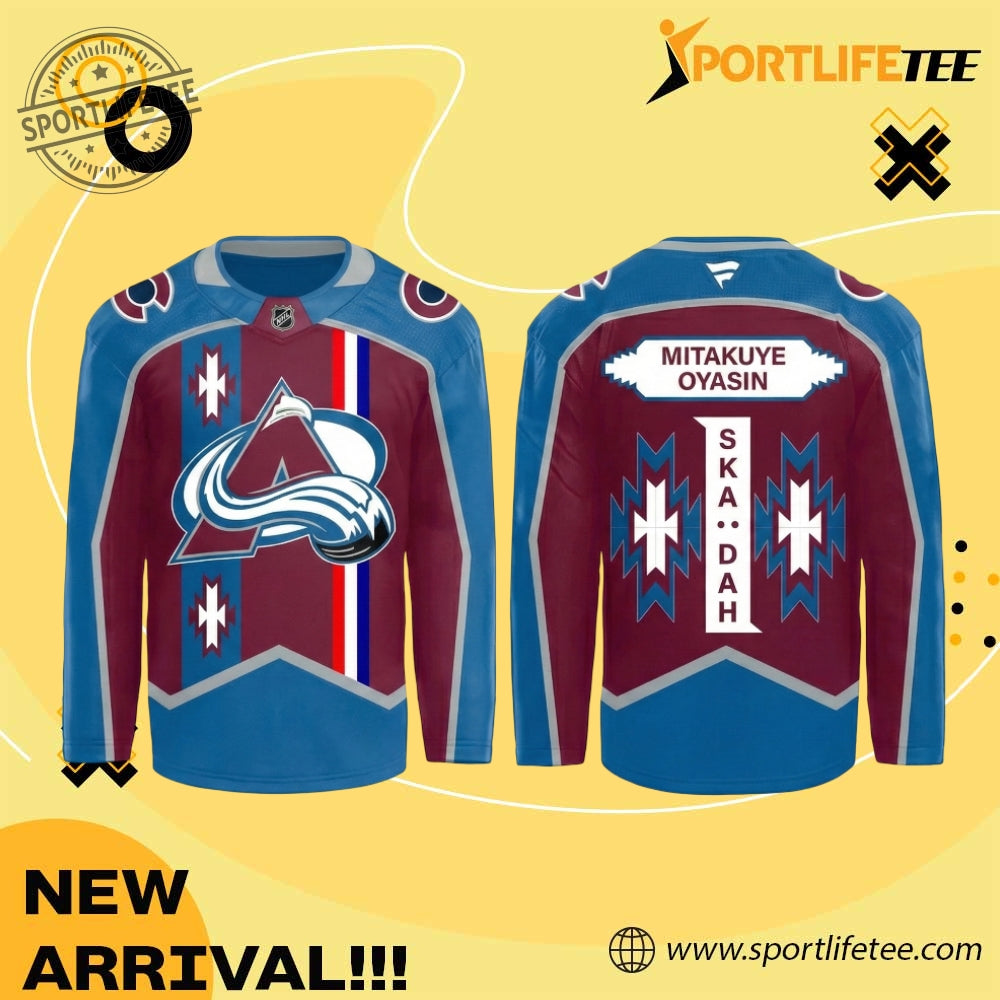 Colorado Avalanche Native American Heritage Month Hockey Jersey