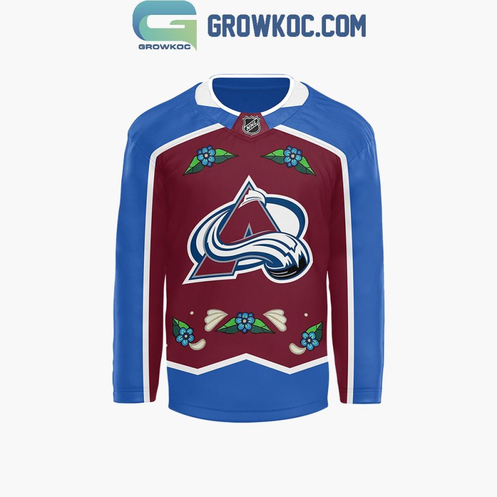 Colorado Avalanche Native American Heritage November 2024 Hockey Jersey