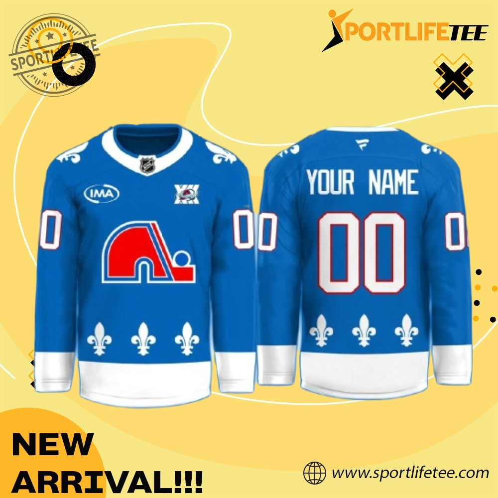 Colorado Avalanche Nordiques Heritage Root 2025 Hockey Jersey