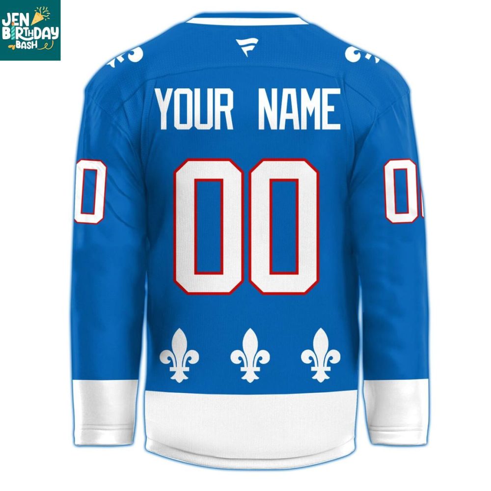Colorado Avalanche Nordiques Heritage Root 2025 Personalized Hockey Jersey