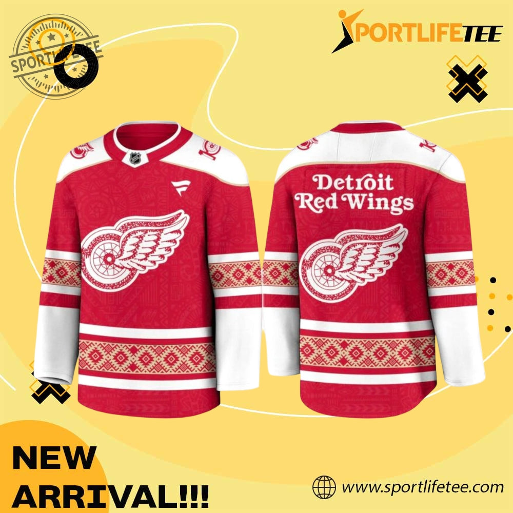 Detroit Red Wings Indigenous People Heritage Hockey Jersey