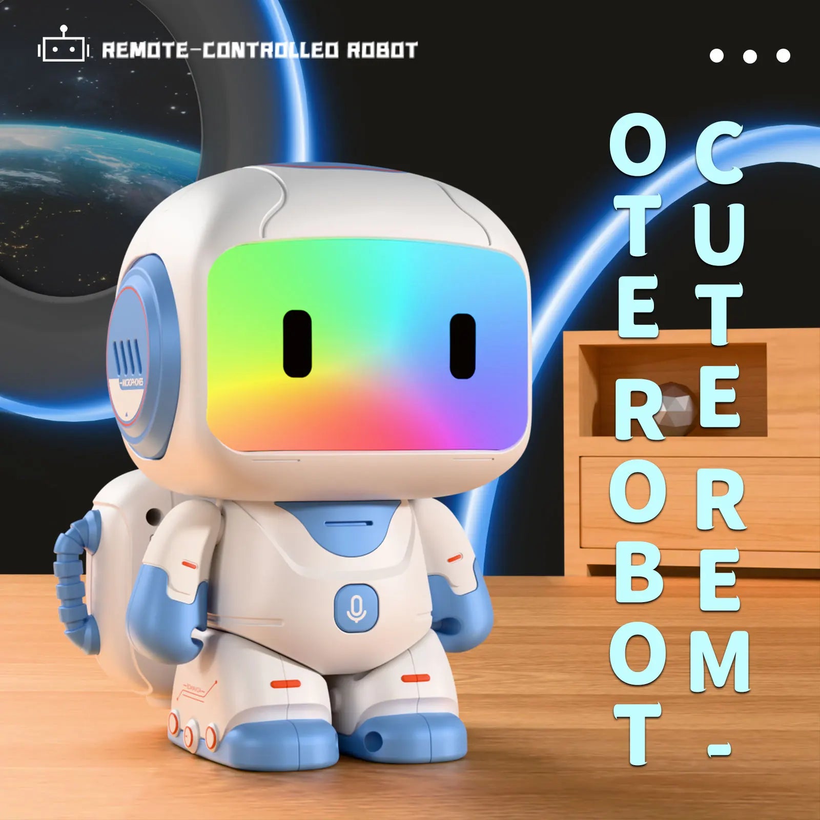 Intelligent Remote Control Robot, Light And Music Multi-functional Induction Robot Toy, Holiday Gift For Boys And Girls