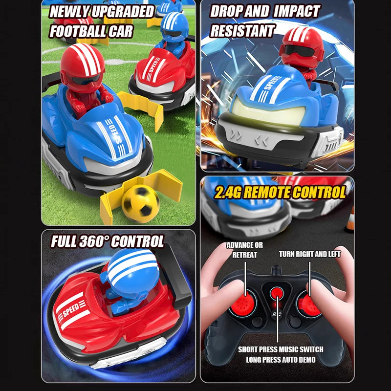 2.4G Remote Control Car Opponent Intelligent Battle Bumper Cars Toys Crash Bounce Toys Parent Children Games Boy Toys Kids Gifts