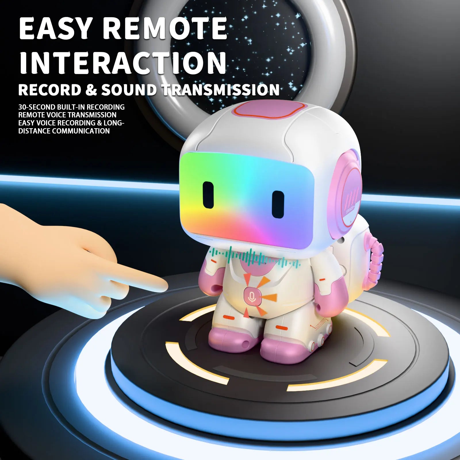 Intelligent Remote Control Robot, Light And Music Multi-functional Induction Robot Toy, Holiday Gift For Boys And Girls