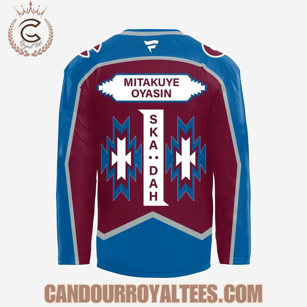 Colorado Avalanche ''Native American Heritage Month '' Hockey Jersey 2025
