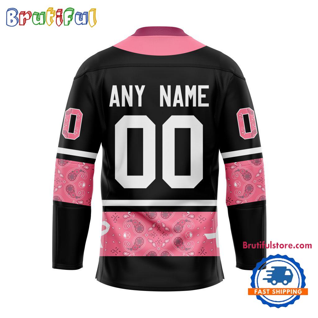 NHL Buffalo Sabres In October We Wear Pink Breast Cancer Design Hockey Jersey