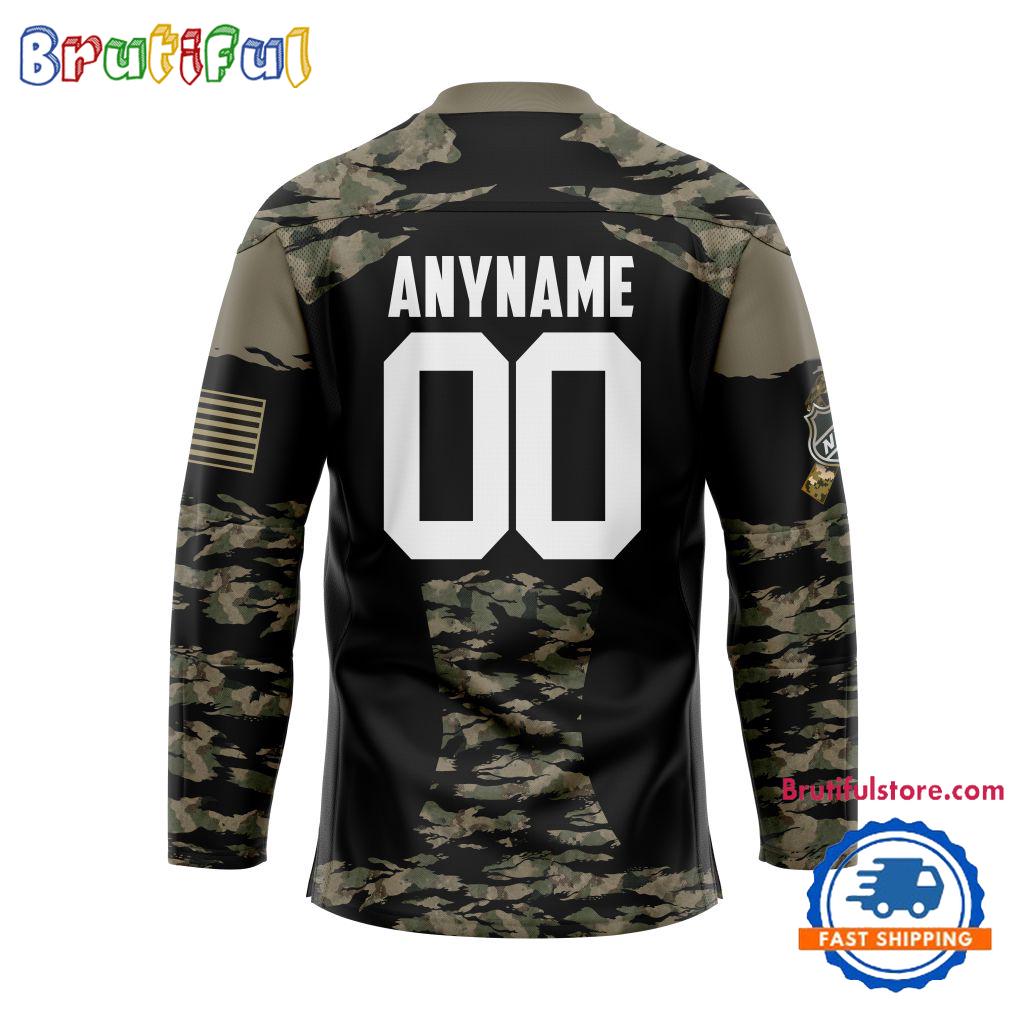 NHL New York Rangers Custom Honoring Veterans Camo Hockey Jersey