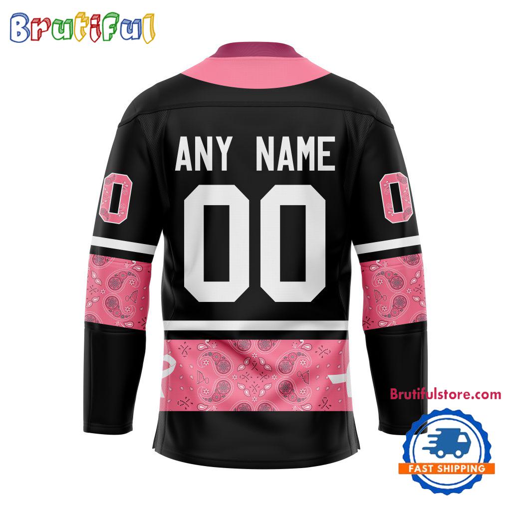 NHL St. Louis Blues In October We Wear Pink Breast Cancer Design Hockey Jersey